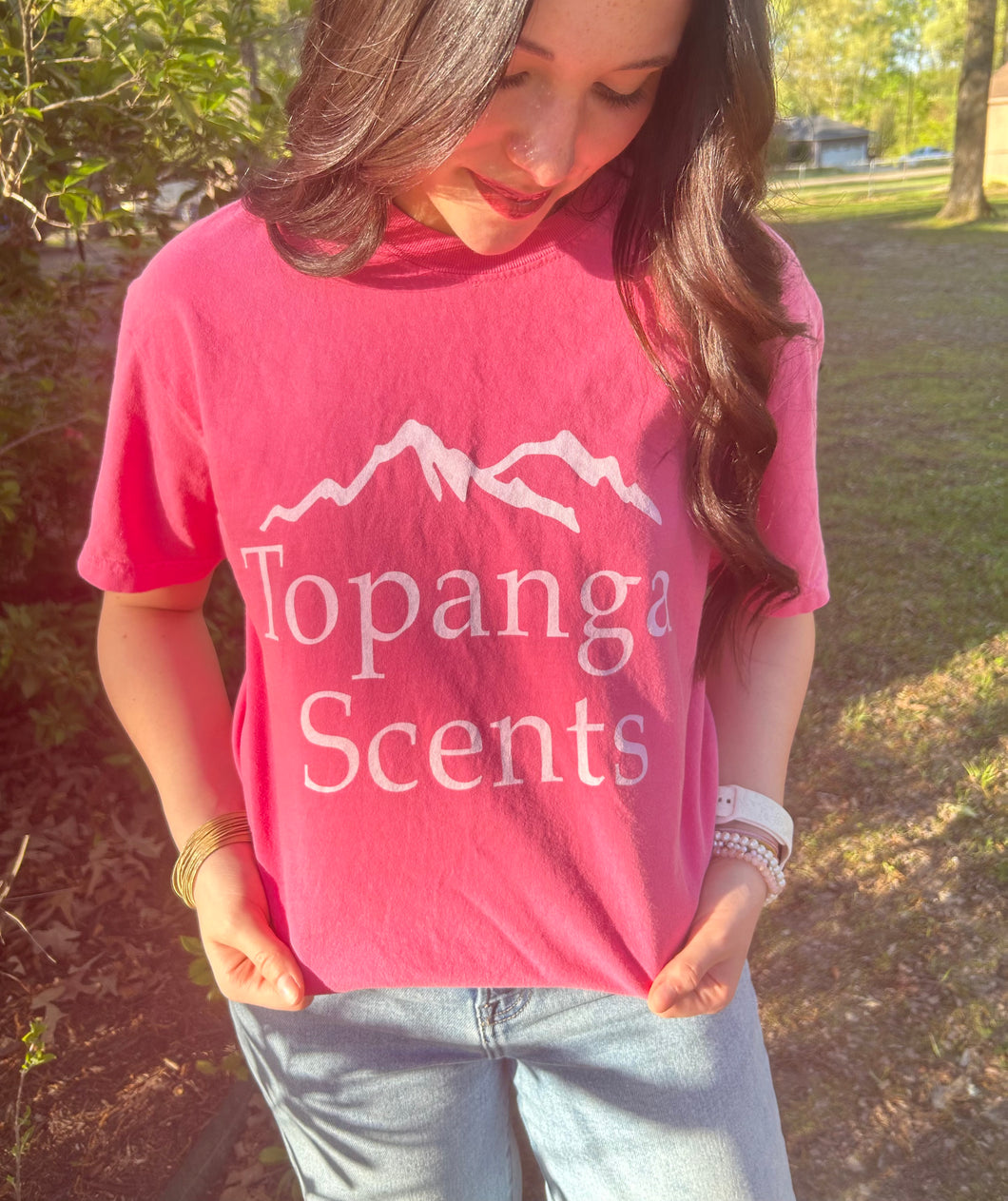 Pink Topanga Scents® Logo T-Shirt