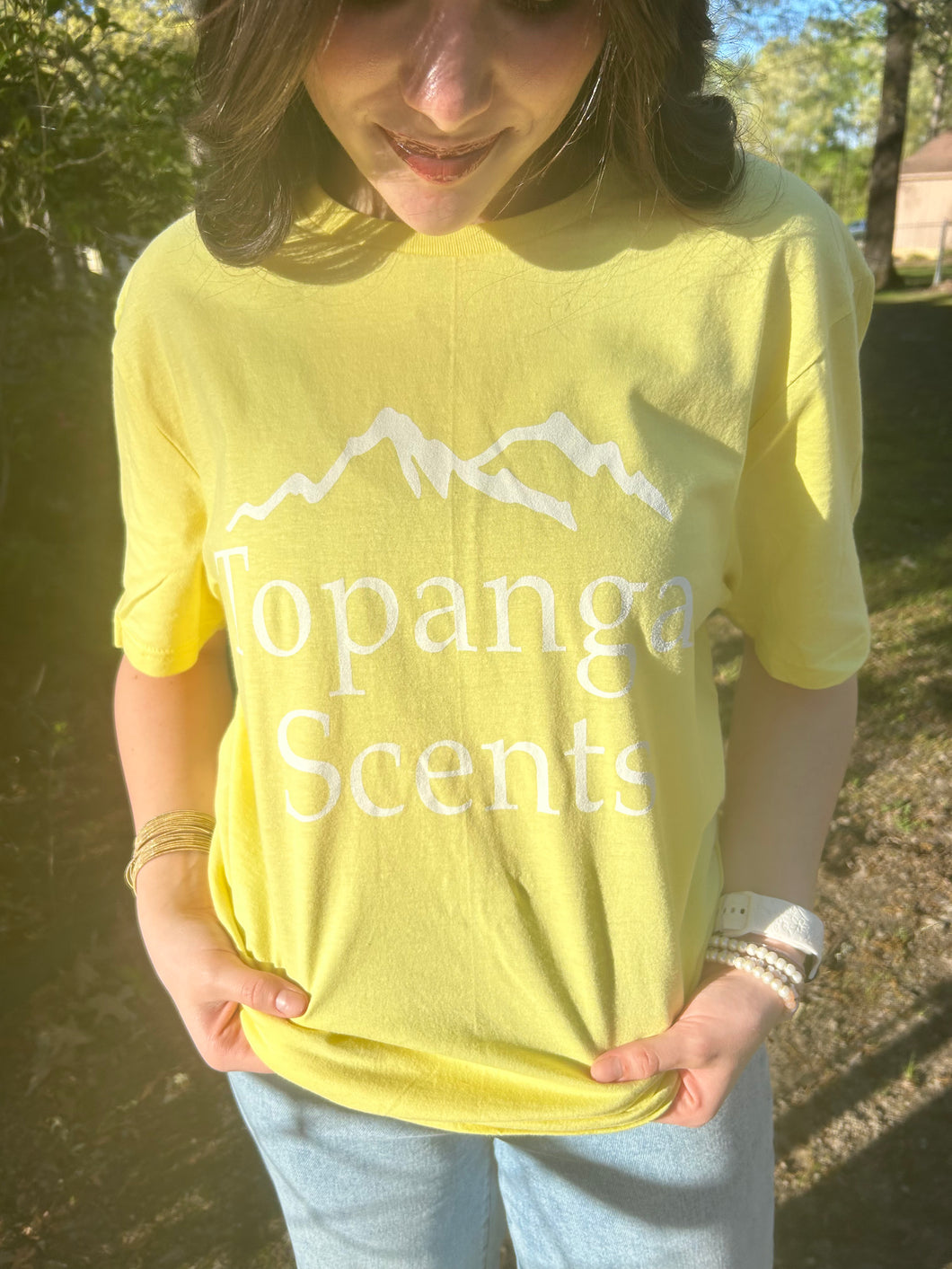 Yellow Topanga Scents® Logo T-Shirt