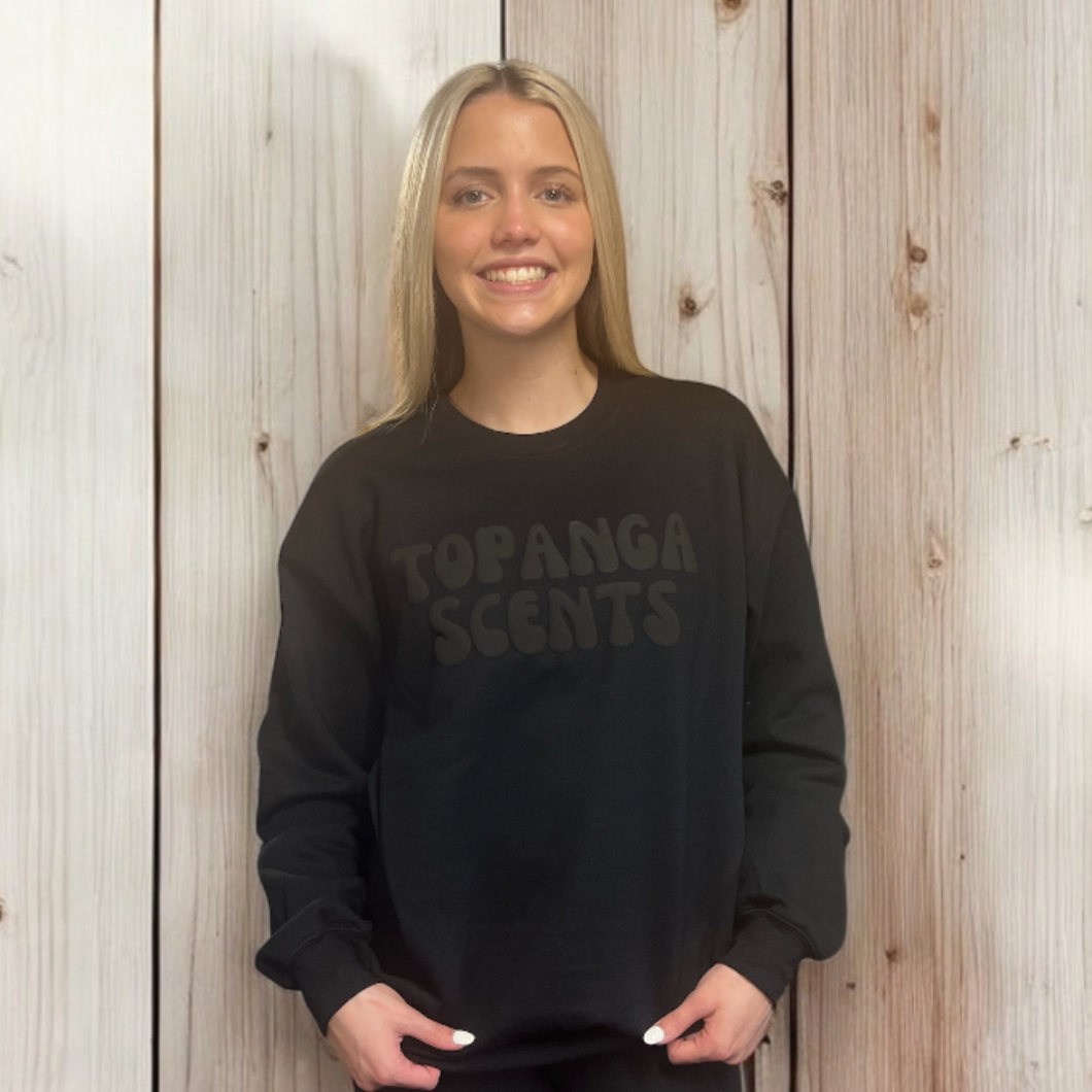 Black Topanga Scents® Logo Sweatshirt