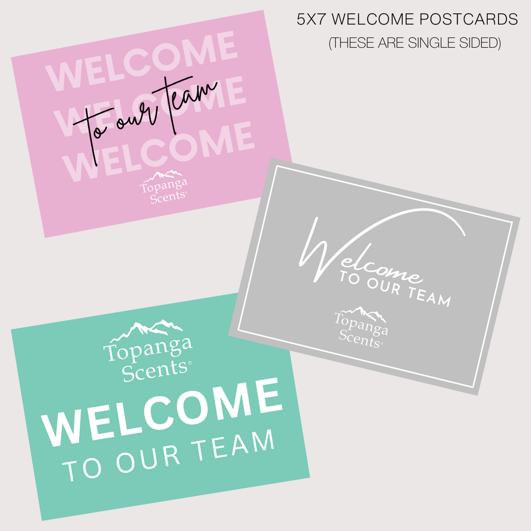 Welcome Cards