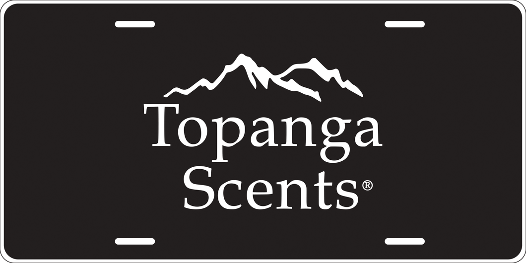 Topanga Scents® License Plate